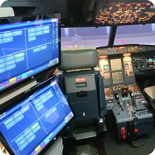 Simulator to train real pilot