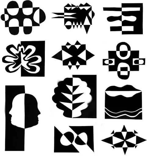 Black & White/ Positive & Negative Collage Lighthouse Camps Art Winter camp for ages 6 to 12, from Jan. 22 to 26, 2024 萊特豪斯兒童營隊 全英語藝術冬令營 適合6-12歲 2024年1月22日~1月26日